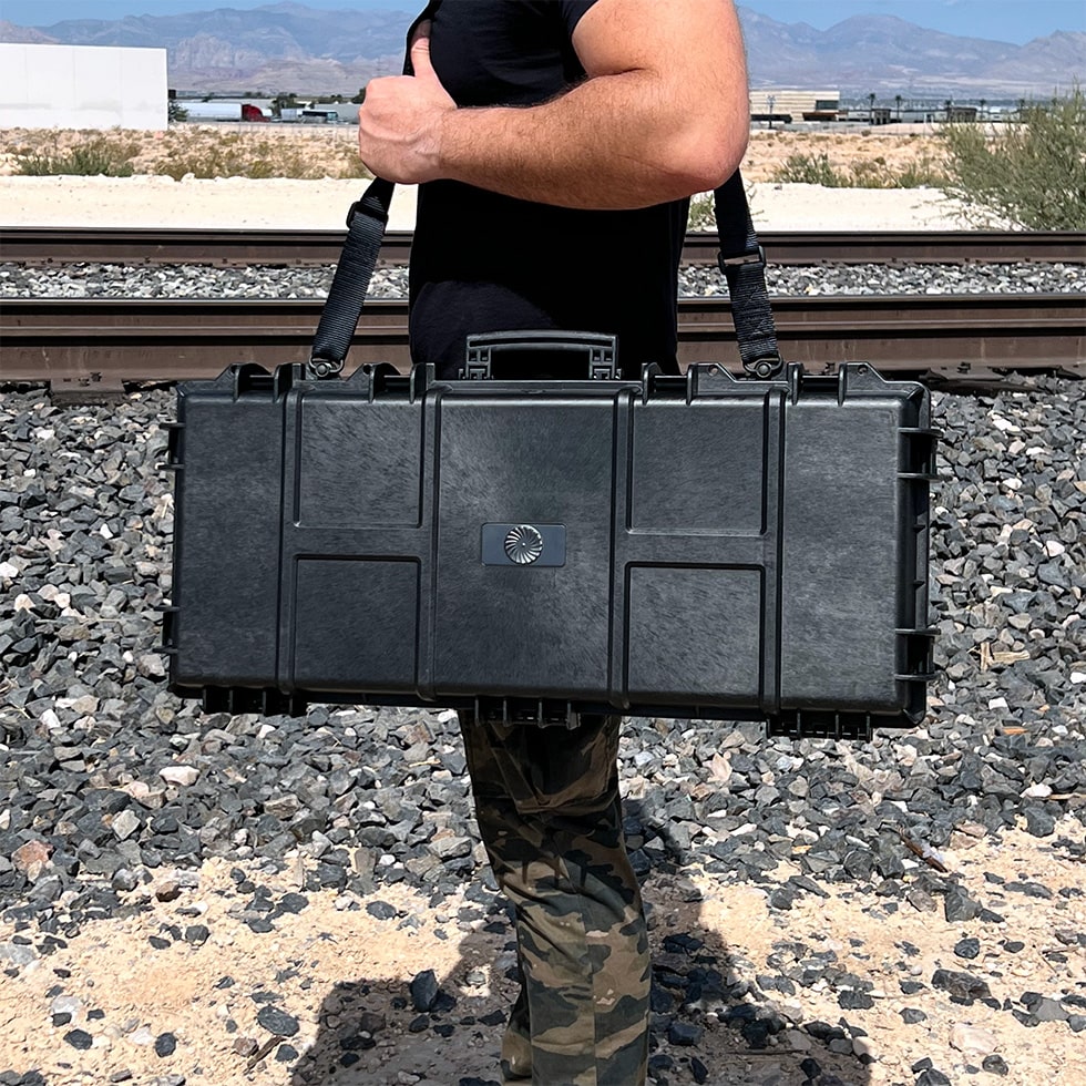 carrying Eternity gun case